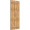 Ekena Millwork Joined Board-n-Batten Shutters w/Z-Bar, Rough Sawn Western Red Cedar, 26 7/8W x 61H, PR RBJ06Z26X061RWR - alternate 3